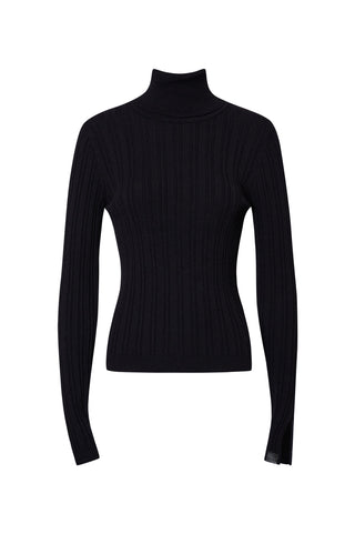karavan clothing fashion fall winter 25 homecoming krvn collection velma knitted top black