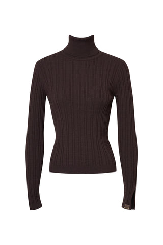 karavan clothing fashion fall winter 25 homecoming krvn collection velma knitted top brown