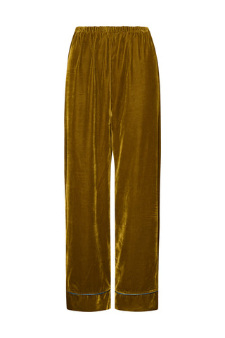 karavan clothing fashion fall winter 25 homecoming homeware collection velvet gold pants
