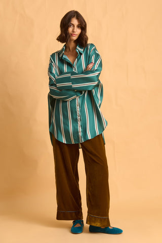 karavan clothing fashion fall winter 25 homecoming homeware collection velvet gold pants