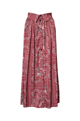 karavan clothing fashion fall winter 25 homecoming collection wesley skirt paisley bordeaux