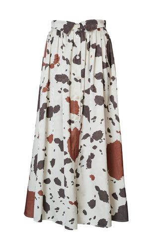 karavan clothing fashion fall winter 25 homecoming collection wesley skirt cow brown