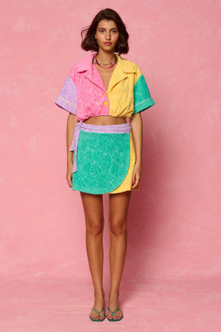 karavan clothing fashion spring summer 26 nai weekendwear collection whitney mini skirt mint yellow