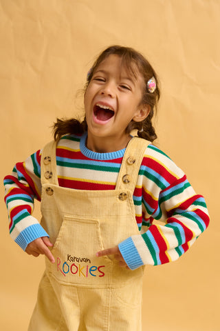 karavan clothing fashion fall winter 25 homecoming rookies collection arlo pullover multicolor stripes