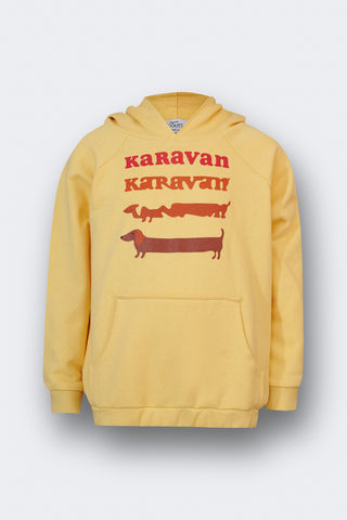 karavan clothing fashion fall winter 25 homecoming rookies collection woody hoodie yellow