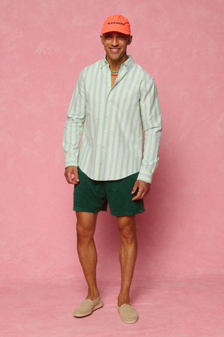 karavan clothing fashion spring summer 26 men nai collection zane shorts green