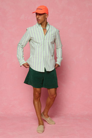 karavan clothing fashion spring summer 26 men nai collection zane shorts green
