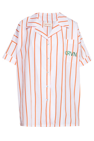 karavan clothing fashion krvn spring summer 26 nai collection zinnia shirt orange