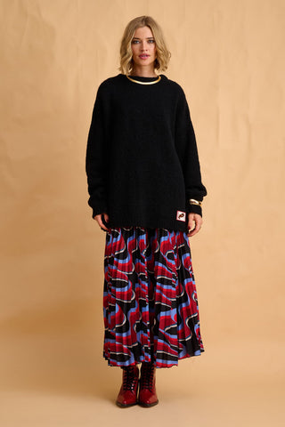 karavan clothing fashion fall winter 25 homecoming collection beverly skirt black