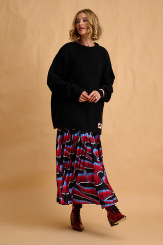 karavan clothing fashion fall winter 25 homecoming collection beverly skirt black