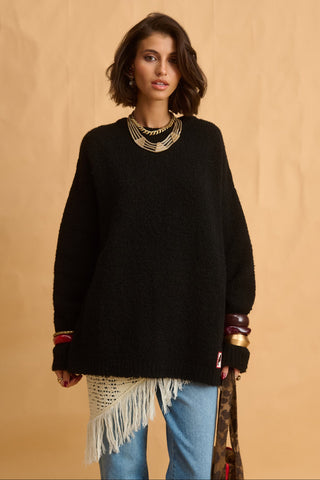 karavan clothing fashion fall winter 25 homecoming collection sandra scarf ivory