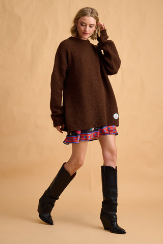 karavan clothing fashion fall winter 25 homecoming collection florinda mini skirt indigo black