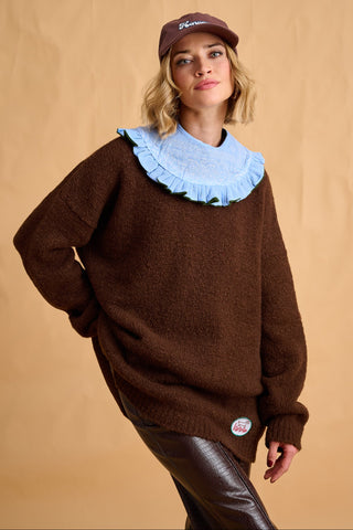 karavan clothing fashion fall winter 25 homecoming collection collar bandana blue