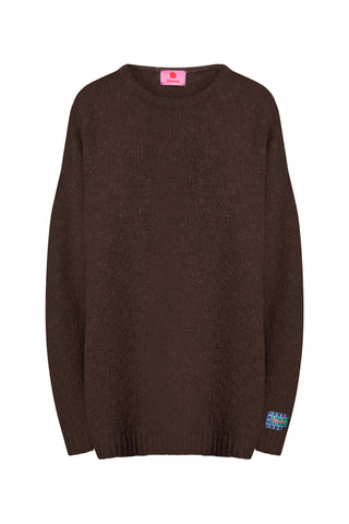 karavan clothing fashion fall winter 25 homecoming collection zoe pullover brown