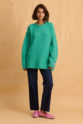 karavan clothing fashion fall winter 25 homecoming collection zoe pullover green