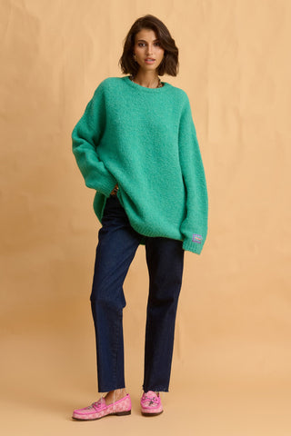 karavan clothing fashion fall winter 25 homecoming collection zoe pullover green