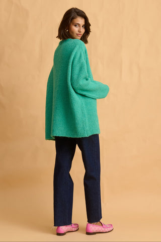 karavan clothing fashion fall winter 25 homecoming collection zoe pullover green