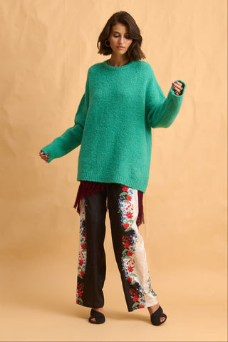 karavan clothing fashion fall winter 25 homecoming collection erica trousers black ivory floral