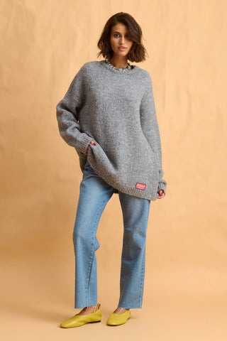 karavan clothing fashion fall winter 25 homecoming collection zoe pullover grey