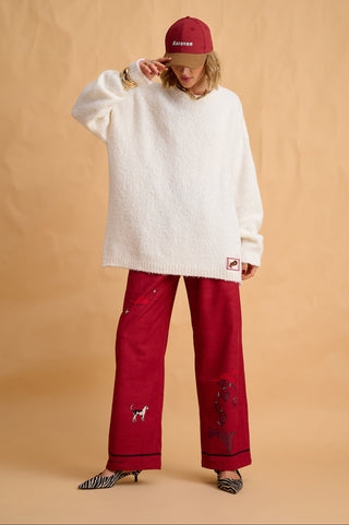 karavan clothing fashion fall winter 25 homecoming collection brielle rousers icons bordeaux