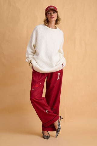 karavan clothing fashion fall winter 25 homecoming collection brielle rousers icons bordeaux