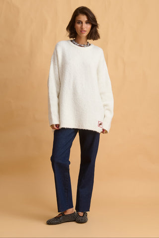 karavan clothing fashion fall winter 25 homecoming collection zoe pullover ivory