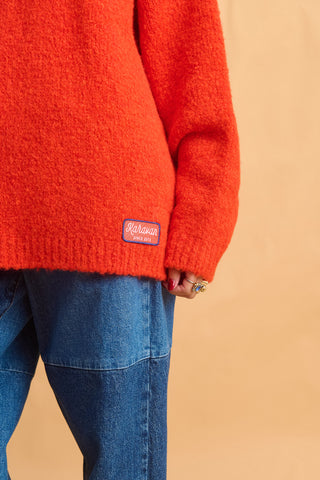 karavan clothing fashion fall winter 25 homecoming collection zoe pullover red