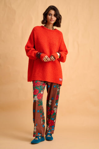 karavan clothing fashion fall winter 25 homecoming collection zoe pullover red