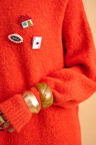 karavan clothing fashion fall winter 25 homecoming collection mamacita ace card pin