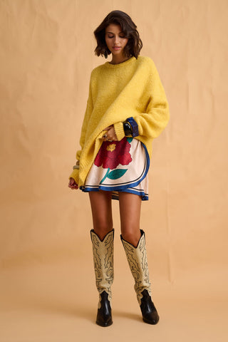 karavan clothing fashion fall winter 25 homecoming collection florinda mini skirt ivory rose