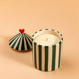 Ceramic Candle (Green)