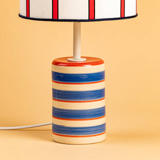 Table Lamp (Red Stripes)