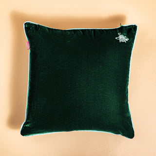 Pillow Case (Green velvet / Green knit)