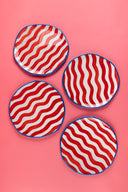 Handmade Dinner Plate (Red)