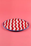 Handmade Dinner Plate (Red)